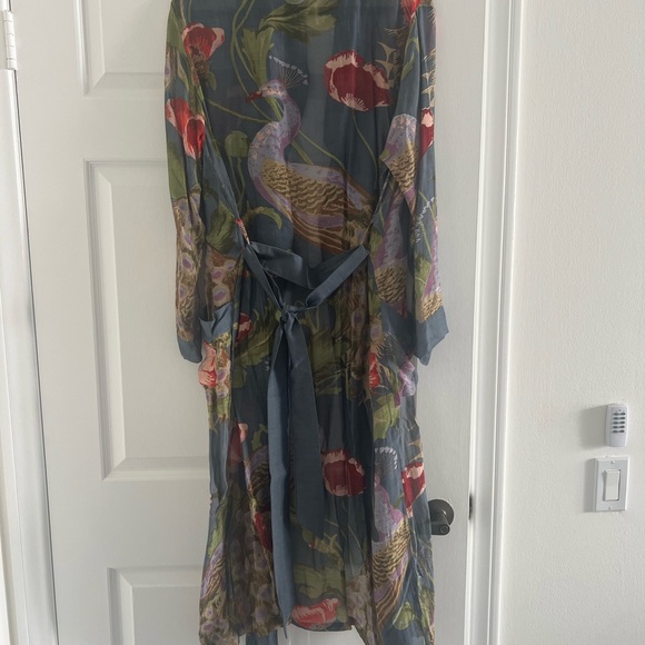 Floral Kimono Robe - Picture 3 of 7